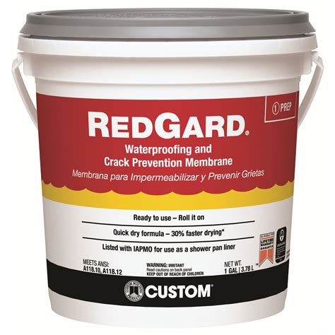 redgard coverage|redgard waterproofing and crack prevention.